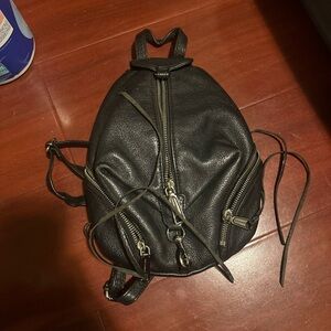 Rebecca Minkoff Black Leather Backpack